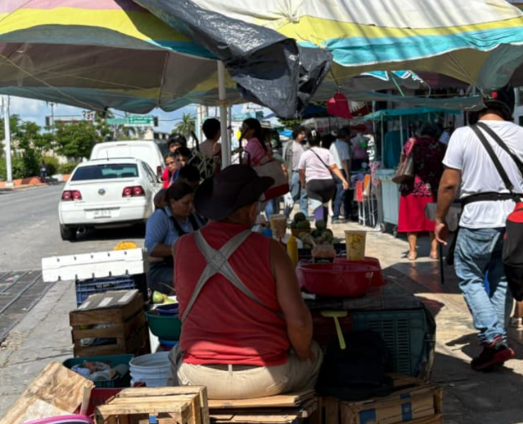 ¡Crisis en el mercado! "Huacaleritas" de Campeche denuncian abandono