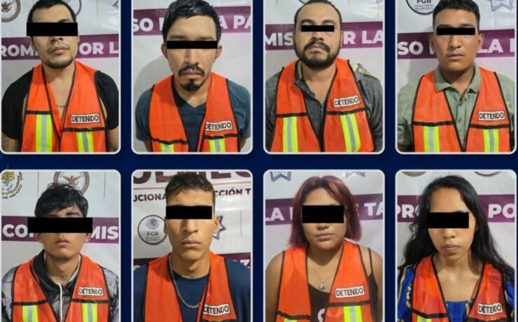 Caen ocho presuntos generadores de violencia en Centro