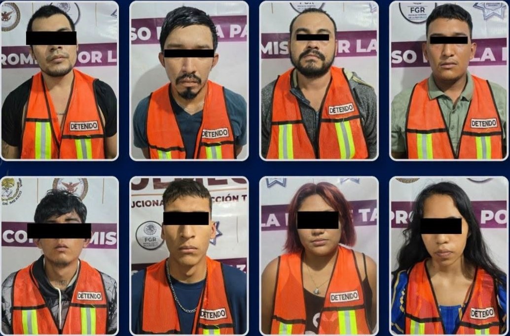 Caen ocho presuntos generadores de violencia en Centro