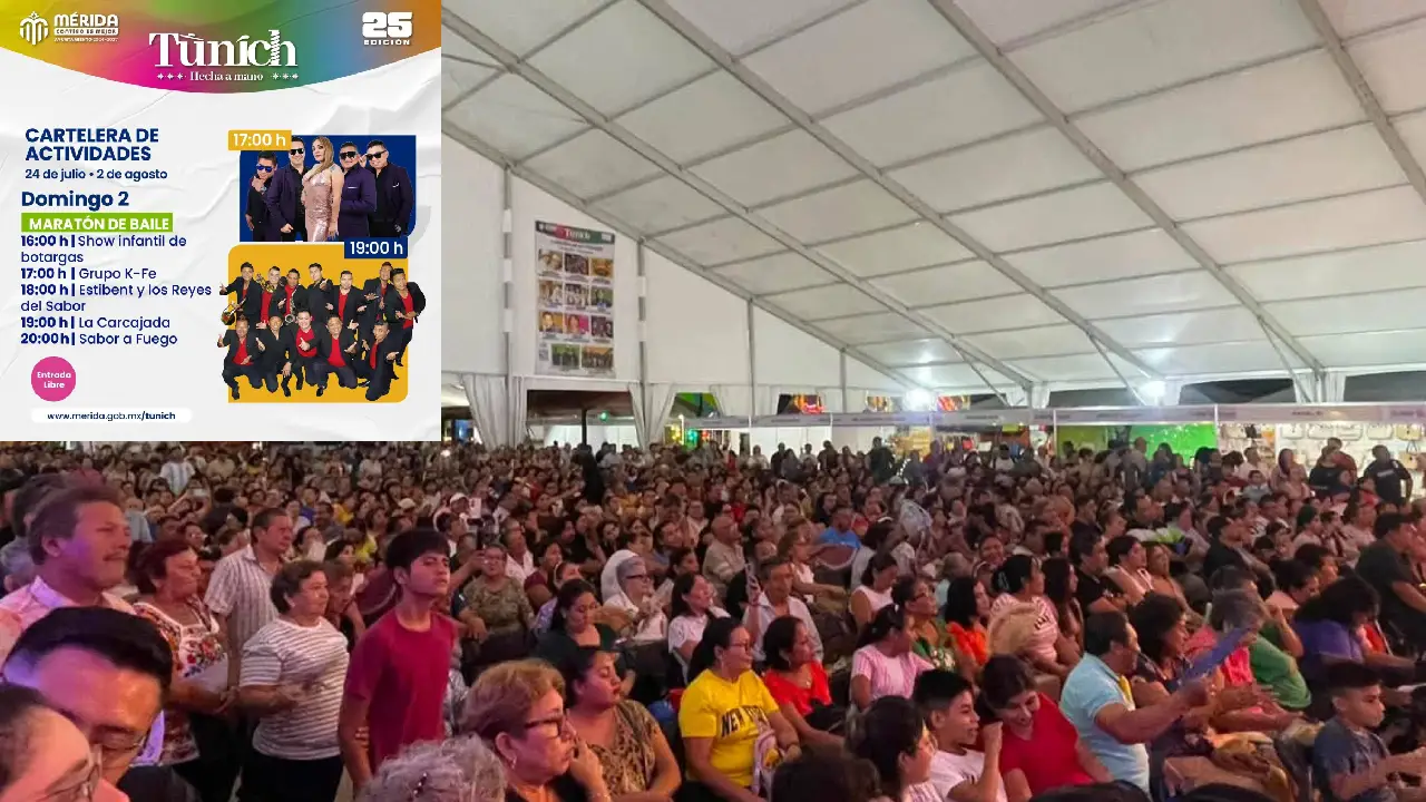 Cierre de la Feria Tunich 2026 cartelera para el sábado y domingo