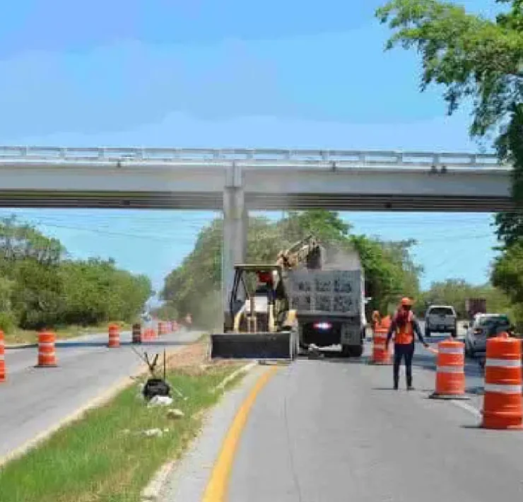 Cierre vial en la carretera Mérida-Progreso conoce los cambios