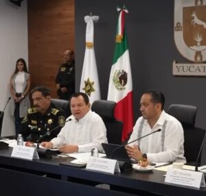 El gobernador Joaquín Díaz Mena destacó la coordinación entre instituciones para fortalecer el Estado de derecho con orden en Yucatán.