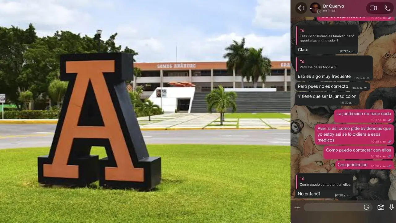 Estudiante de medicina de la Anáhuac dice correr riesgo tras hechos en Santa Elena