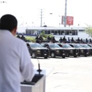 Javier May pone en marcha la Guardia Estatal y entrega 45 patrullas para reforzar la seguridad en Tabasco