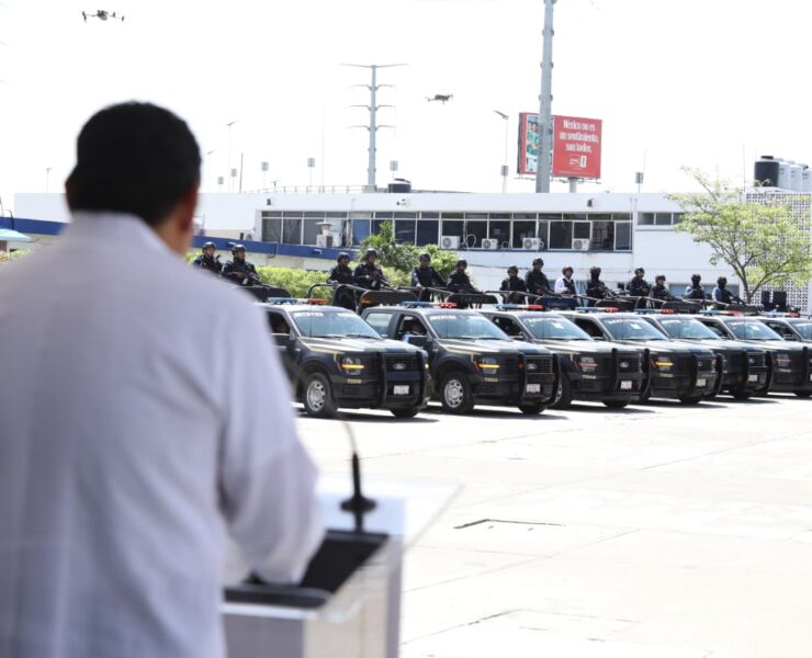 Javier May pone en marcha la Guardia Estatal y entrega 45 patrullas para reforzar la seguridad en Tabasco