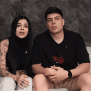 Karely Ruiz y su esposo