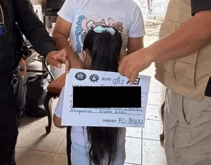 Localizan en Nuevo León a niña