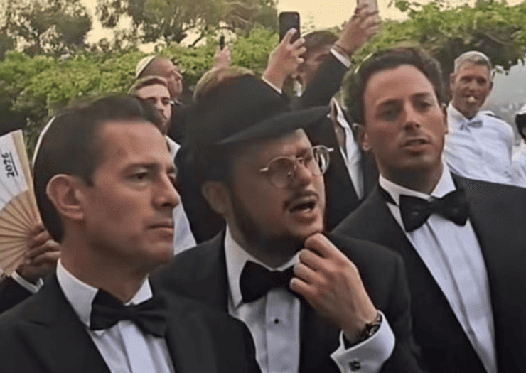 Peña Nieto reaparece en boda de lujo en Italia