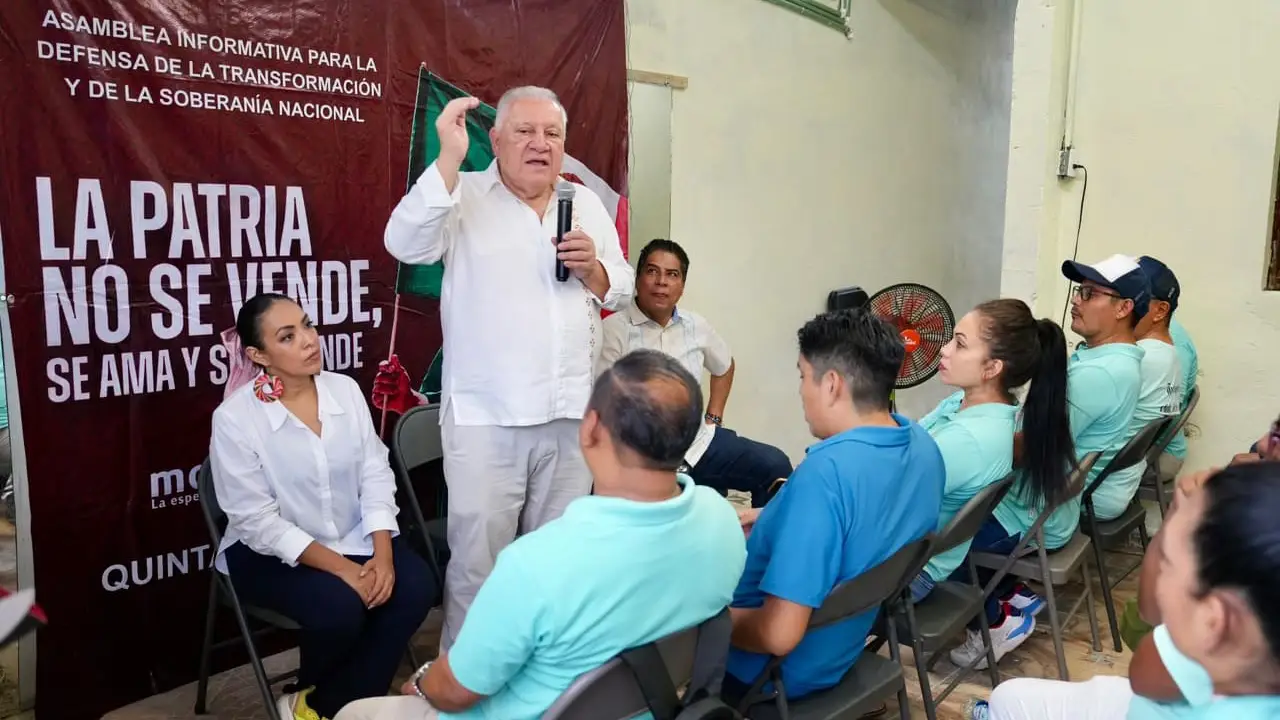 Rafa Marín destaca arraigo con Quintana Roo y llama a defender la transformación