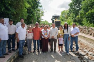 Gobernador Joaquín Díaz Mena encabezó el inicio de los trabajos de construcción y reconstrucción de 15 calles en Kopomá y la comisaría de San Bernardo