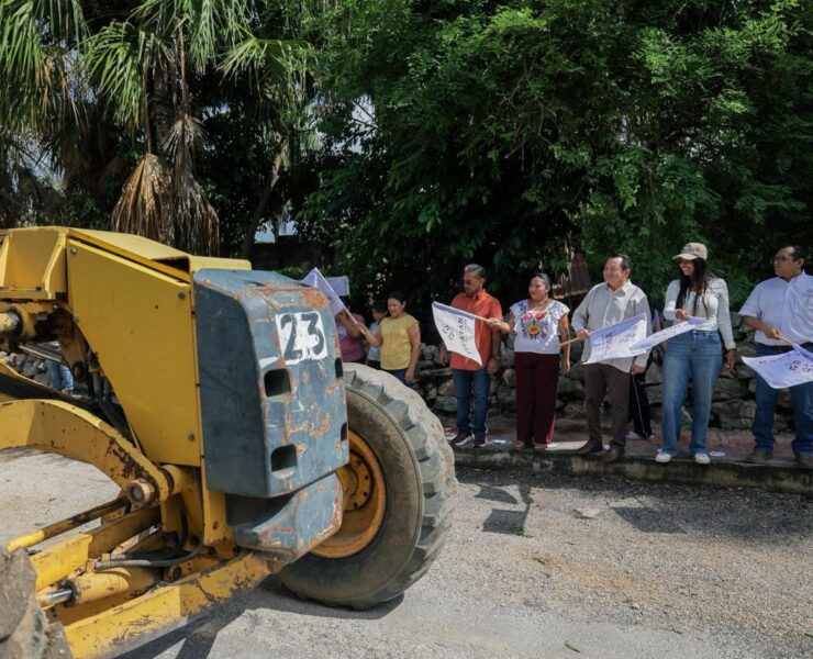 Kopomá más de 2,600 familias verán mejorar sus calles