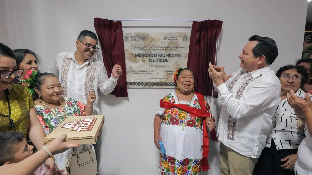 Renacimiento Maya transforma mercado de Ticul con nueva obra