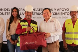 “Cimientos del Renacimiento”, el Gobierno de Yucatán amplía la atención a trabajadoras y trabajadores de la construcción pública y privada