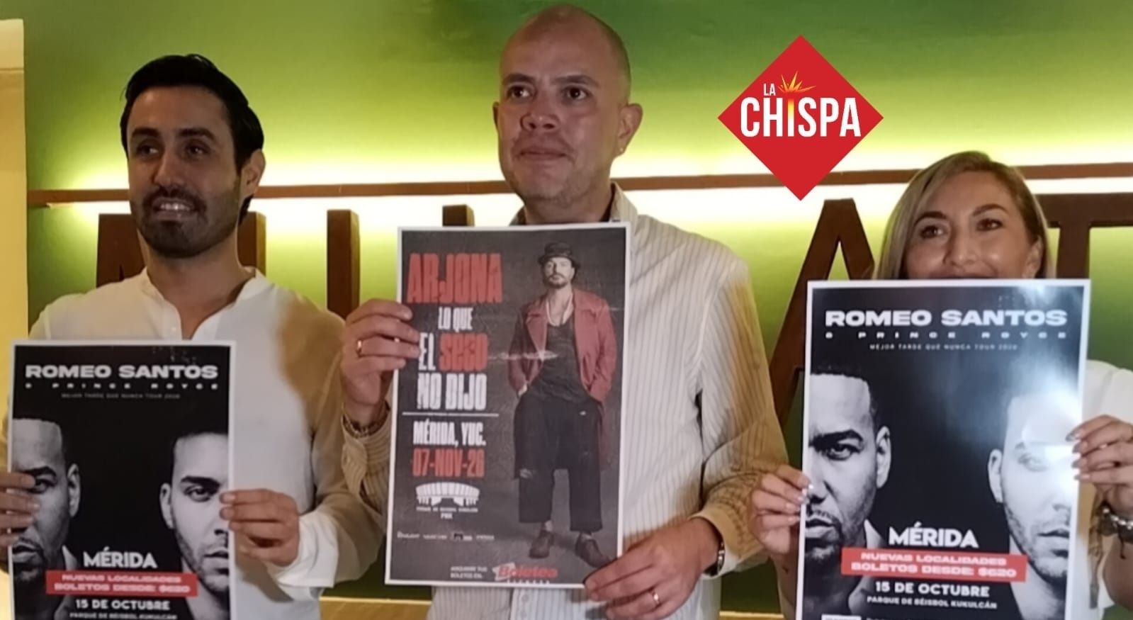 ¡Mérida se prepara para dos noches inolvidables con grandes estrellas! Conciertos internacionales en octubre y noviembre