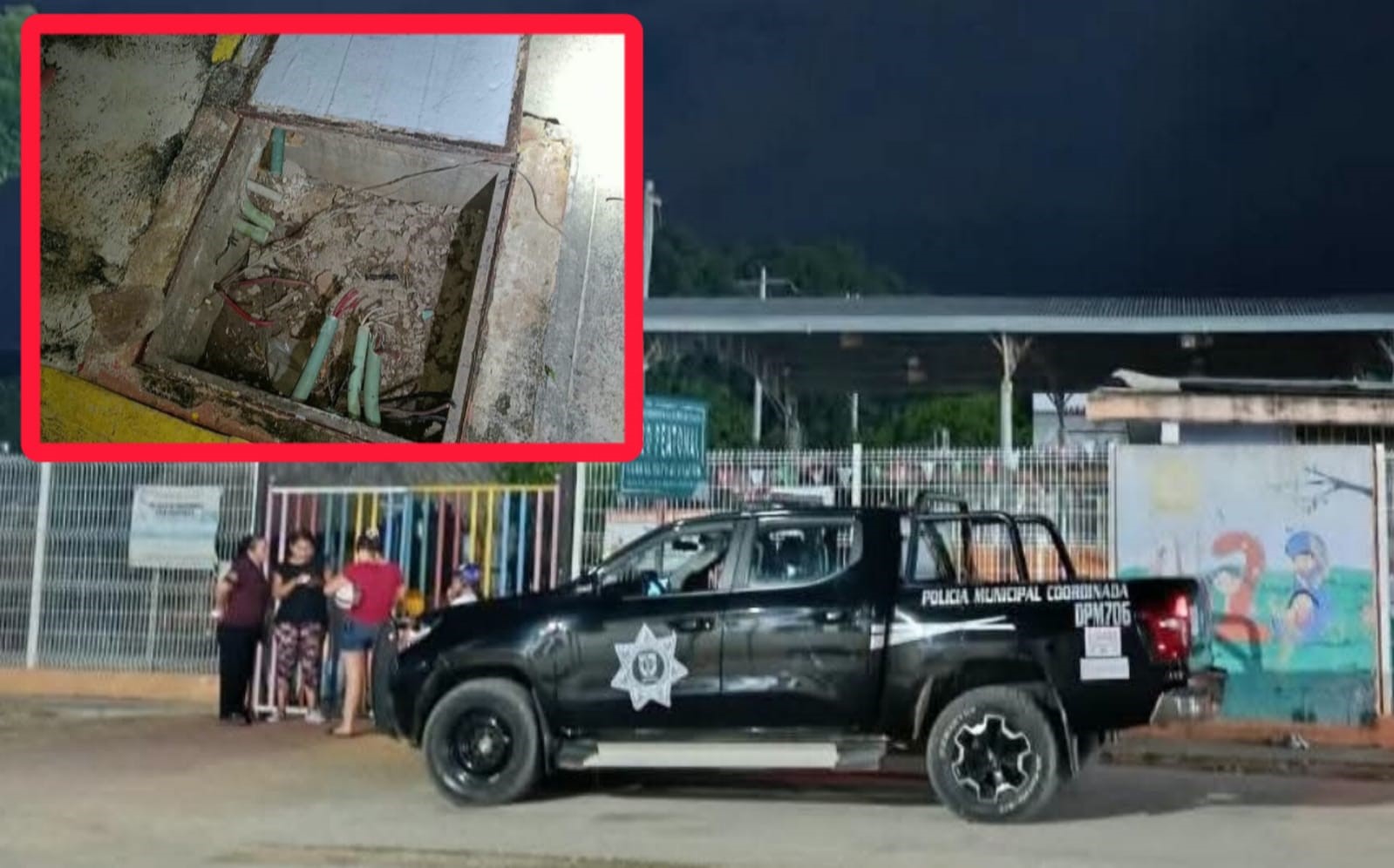 ¡Indignante! Roban cable de jardín de niños justo antes del regreso a clases