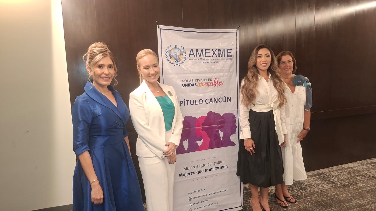 Amexme renueva liderazgo femenino en Cancún ante retos Económicos