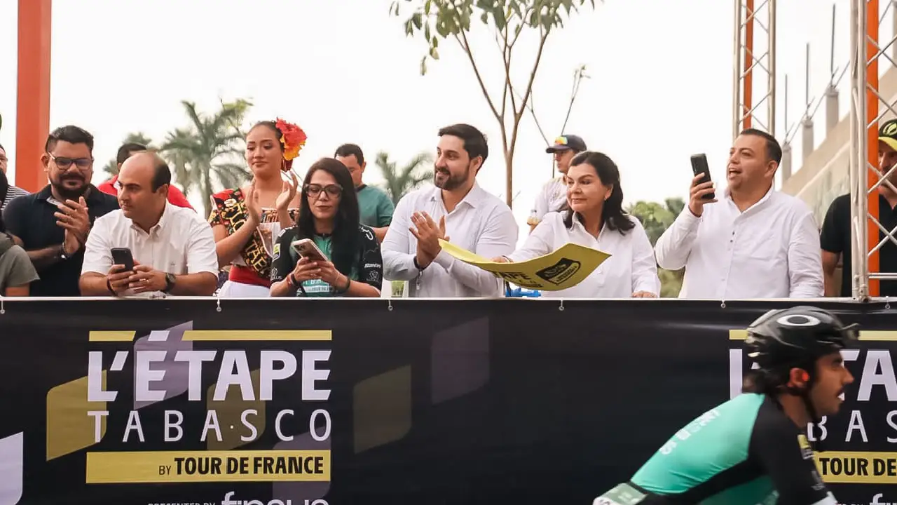 Brilló L'Étape en Tabasco con gran participación ciclista