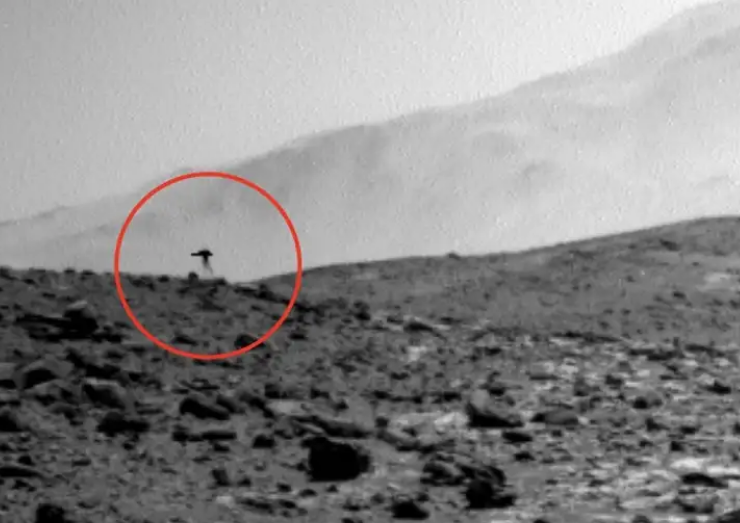NASA capta una misteriosa "medusa" en la superficie de Marte