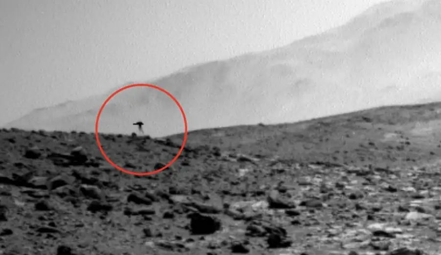 NASA capta una misteriosa "medusa" en la superficie de Marte