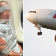 Atan con cinta adhesiva a pasajero en vuelo de American Airlines
