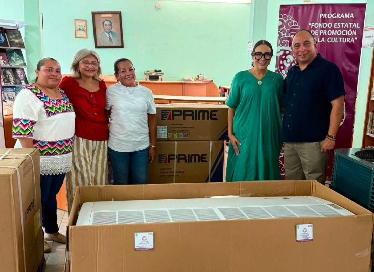 ¡Fabuloso! La Biblioteca Pública Municipal de Hopelchén recibe nuevo equipo