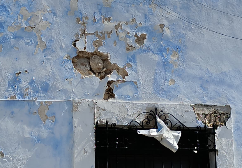 ¡Asombroso mantenimiento a las fachadas en el Centro Histórico!