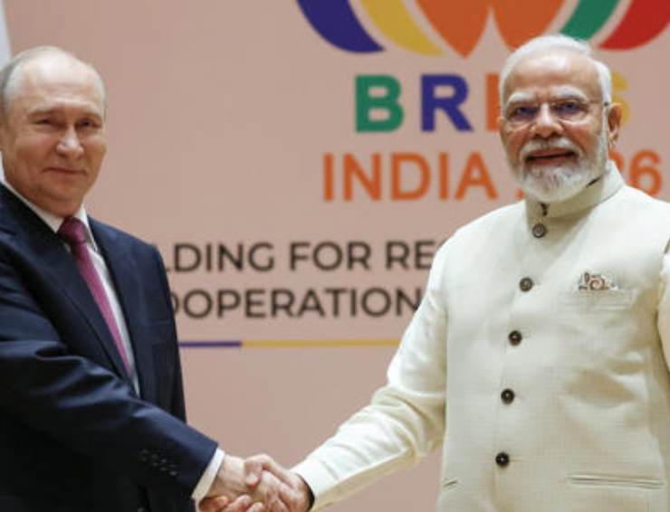 Rusia e India buscan una cooperación económica