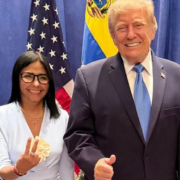Trump y Delcy Rodríguez hablan de la deuda venezolana