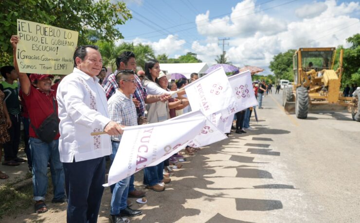 Carretera Sahcabá-Huhí recibirá más de 22 mdp para beneficiar habitantes 