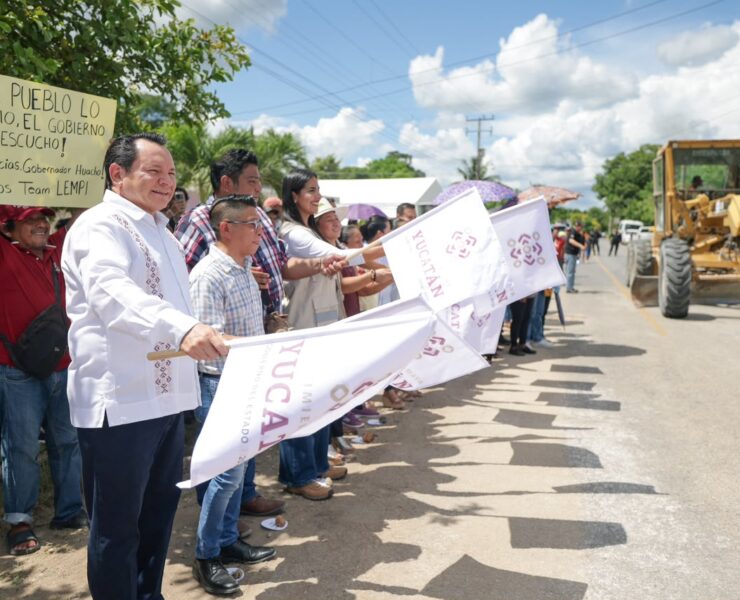Carretera Sahcabá-Huhí recibirá más de 22 mdp para beneficiar habitantes 