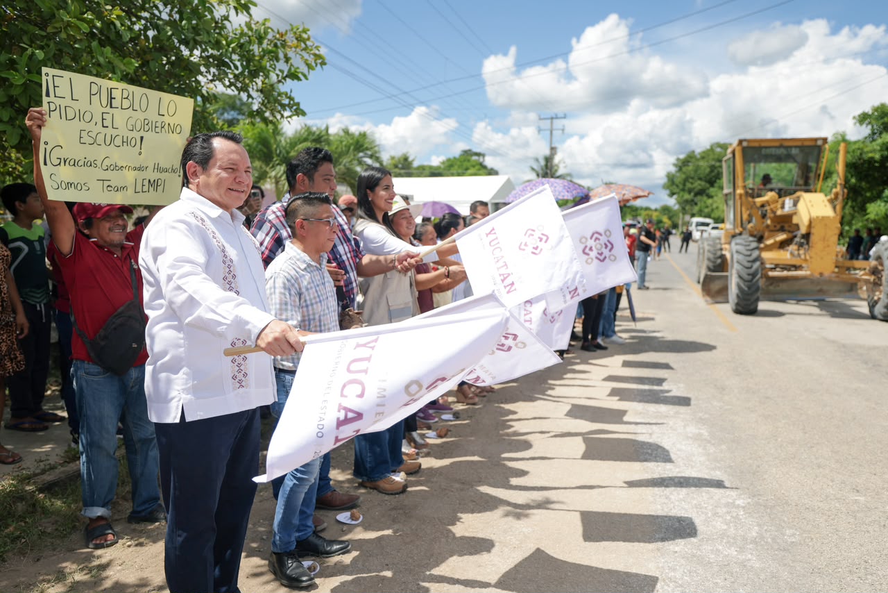 Carretera Sahcabá-Huhí recibirá más de 22 mdp para beneficiar habitantes 