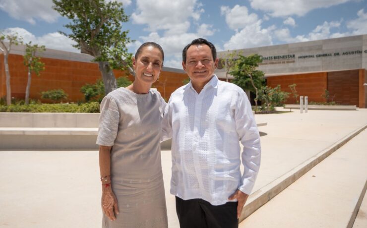 Claudia Sheinbaum y Joaquín Díaz Mena consolidan inversión de más de 80 mil mdp para transformar y generar bienestar en Yucatán