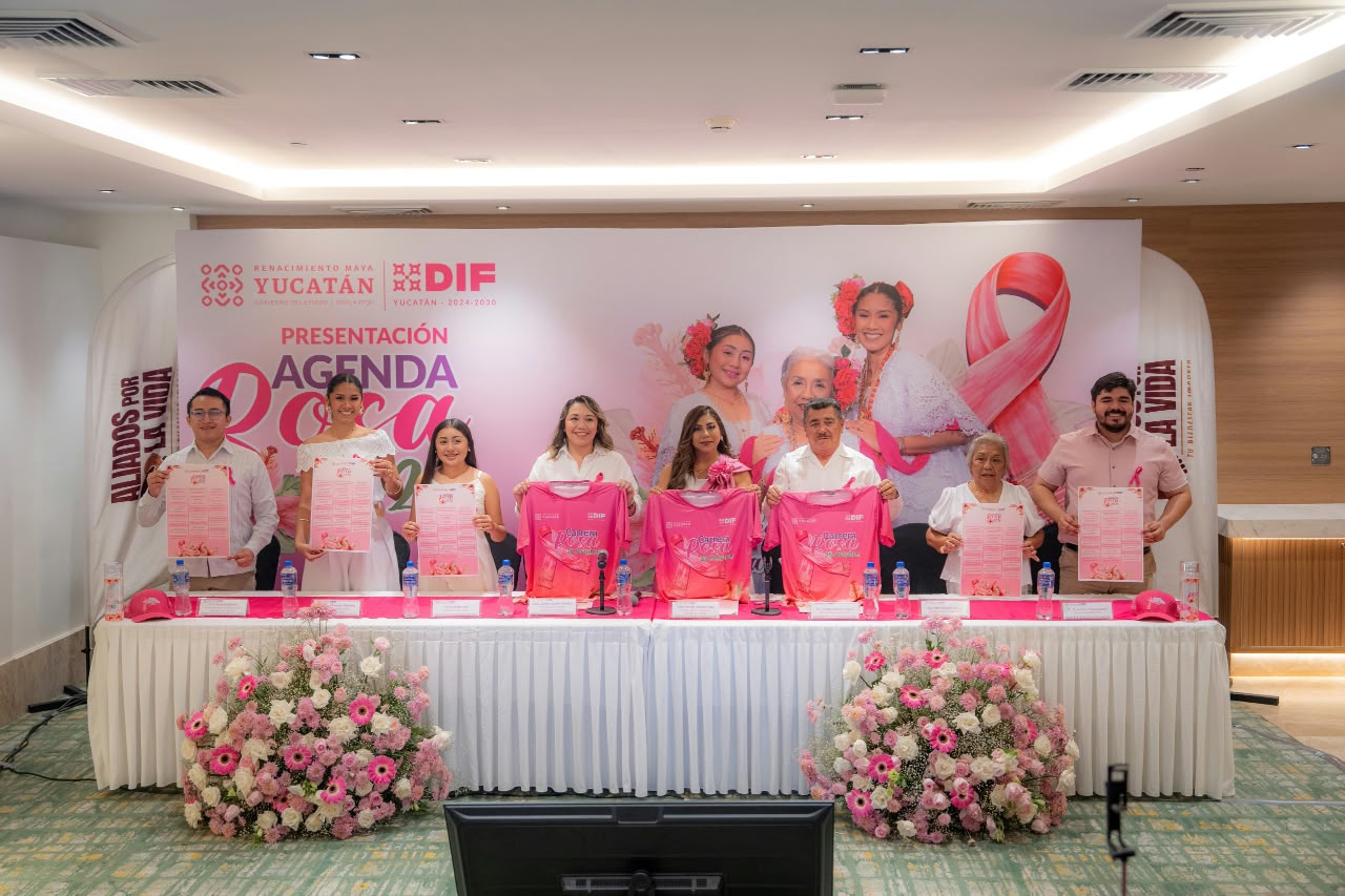 DIF Yucatán presenta Agenda Rosa 2026 para promover detección oportuna del cáncer de mama