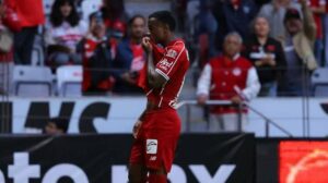 Helinho celebra el gol que sentenció la Final de la Leagues Cup 2026 y le dio al Toluca el histórico título ante Monterrey.