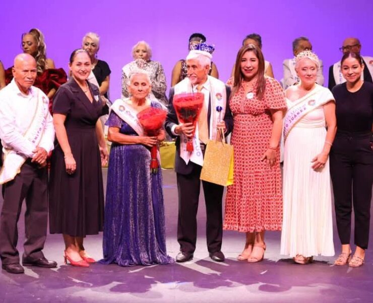 Honorina y Salvador son coronados como Miss y Mr. Adulto Mayor 2026