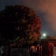 Incendió consumió viviendas en el sur de Mérida