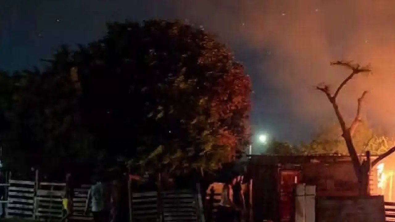 Incendió consumió viviendas en el sur de Mérida