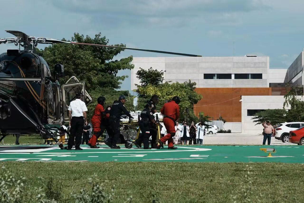 Traslado Aéreo: Menor de 3 Años Recibe Atención Especializada en Mérida