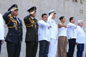 El gobernador Javier May Rodríguez encabezó en Tabasco la ceremonia por el 179 aniversario de la Gesta Heroica de Niños Héroes de Chapultepec, donde se honró el valor y legado de los cadetes que defendieron a México.