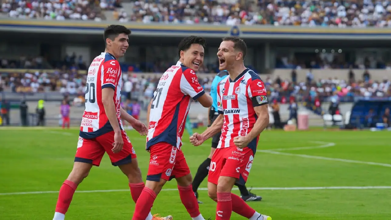 San Luis derrotó a Pumas en casa en el cierre de la Jornada 10