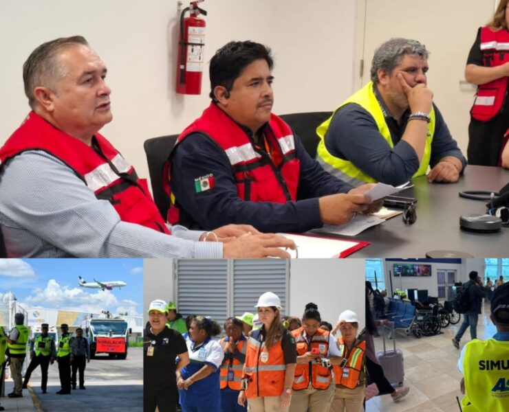 Simulacro Sísmico: Aeropuerto de Mérida Refuerza Sus Protocolos de Seguridad