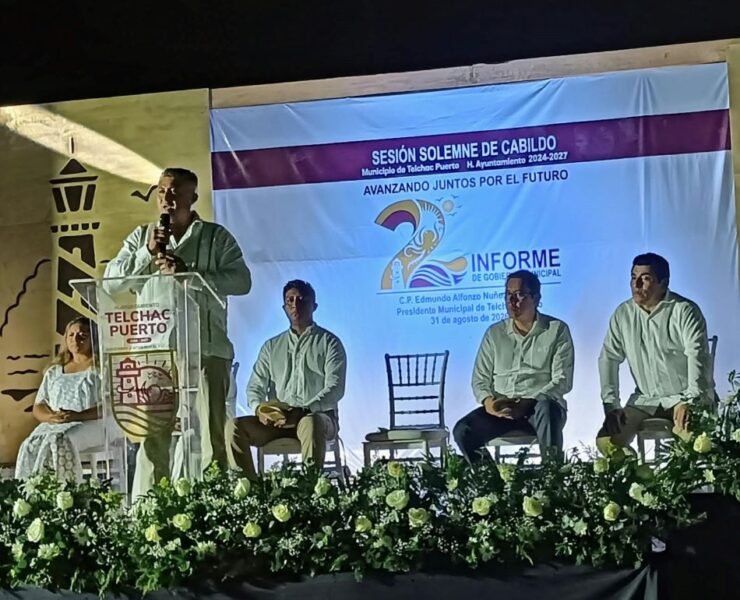 Telchac Puerto avanza con transparencia y apoyo directo a sus familias en el Segundo Informe de Gobierno
