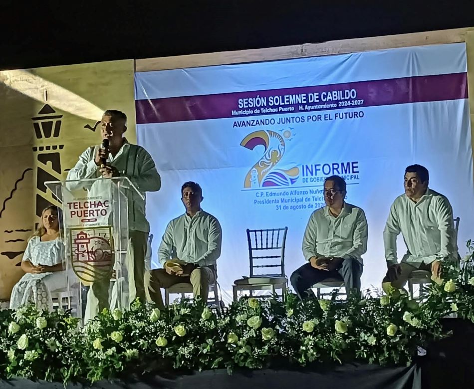Telchac Puerto avanza con transparencia y apoyo directo a sus familias en el Segundo Informe de Gobierno