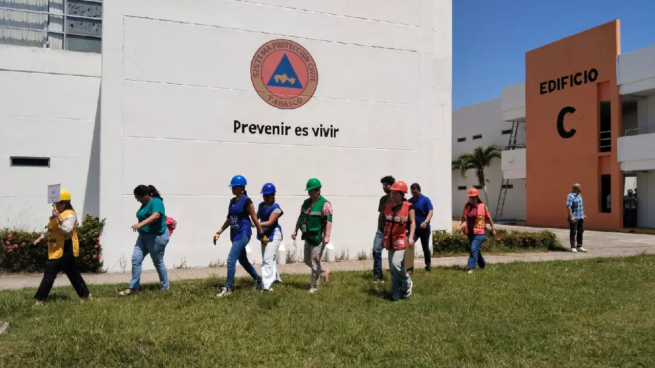 Todo listo para el Segundo Simulacro Nacional 2026 en Tabasco