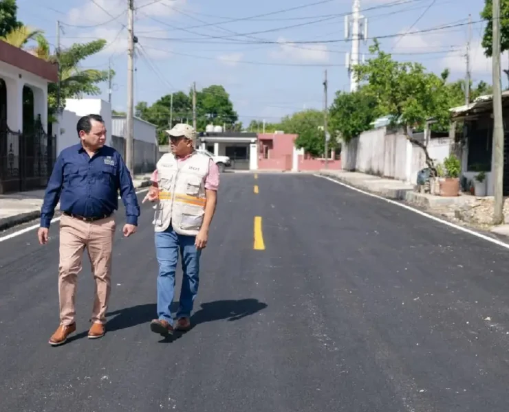 Vialidades más seguras en Yucalpetén con inversión de cuatro millones de pesos