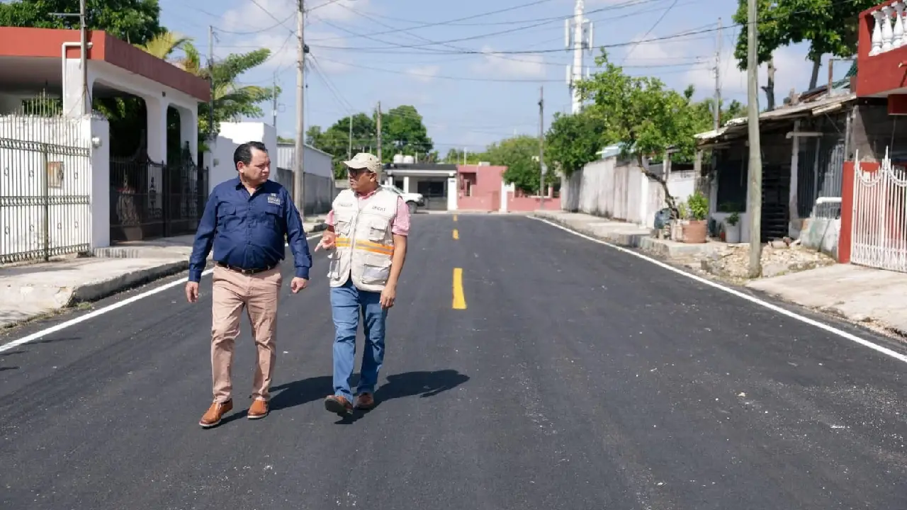 Vialidades más seguras en Yucalpetén con inversión de cuatro millones de pesos