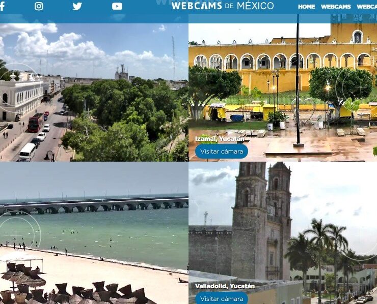 Yucatán suma cuatro destinos a Webcams de México en tiempo real: ¡Míralos!