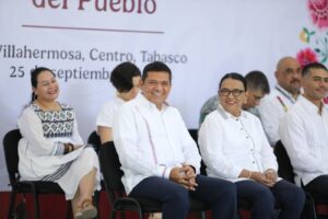 Reconocimiento a la gestión de Javier May por los resultados presentados en materia de seguridad, bienestar y desarrollo en Tabasco.
