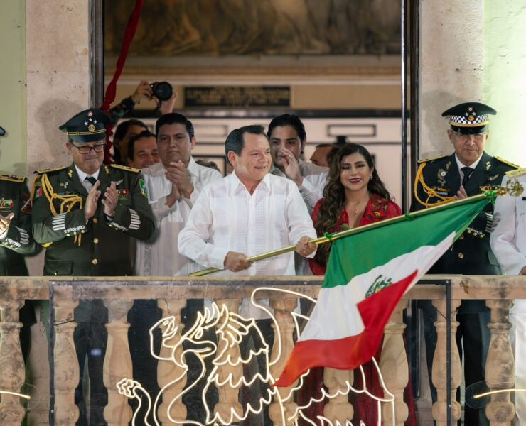 ¡Emoción y orgullo! Así se vivió el Grito de Independencia en Mérida