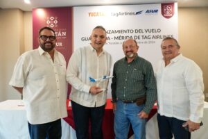Yucatán fortalecerá su conectividad aérea internacional con el relanzamiento de la ruta Guatemala-Mérida de TAG Airlines
